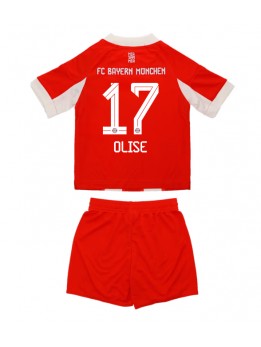 Bayern Munich Michael Olise #17 Replika Hemmakläder Barn 2025-26 Kortärmad (+ byxor)